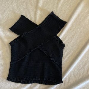 Lightly worn Urban Outfiters ruffle off the shoulder tank top